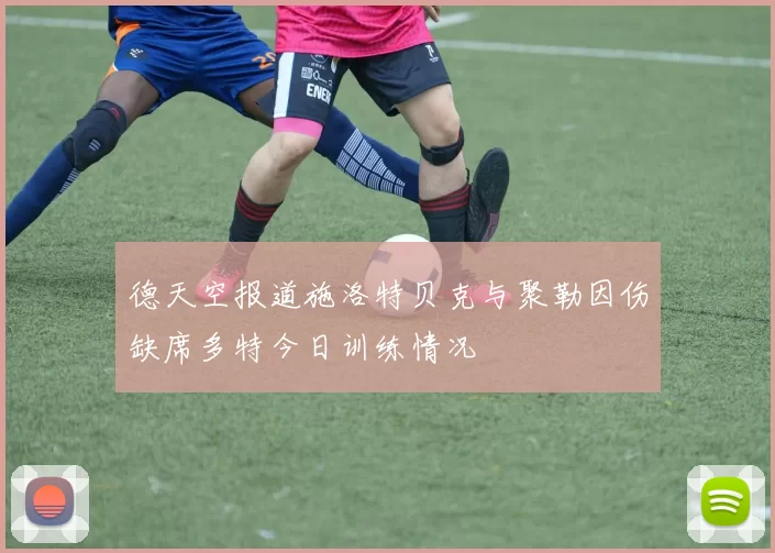 德天空报道施洛特贝克与聚勒因伤缺席多特今日训练情况