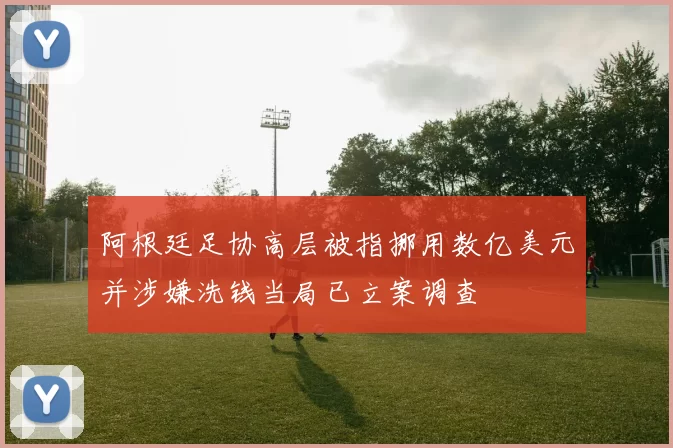阿根廷足协高层被指挪用数亿美元并涉嫌洗钱当局已立案调查